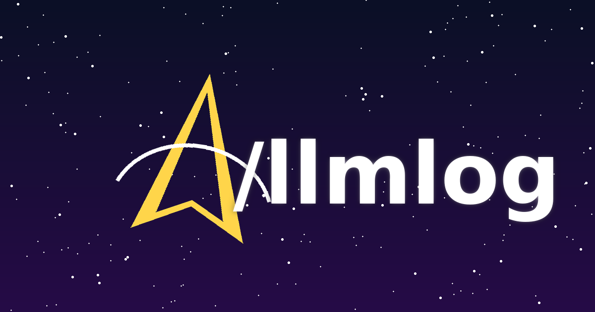LLMLOG banner
